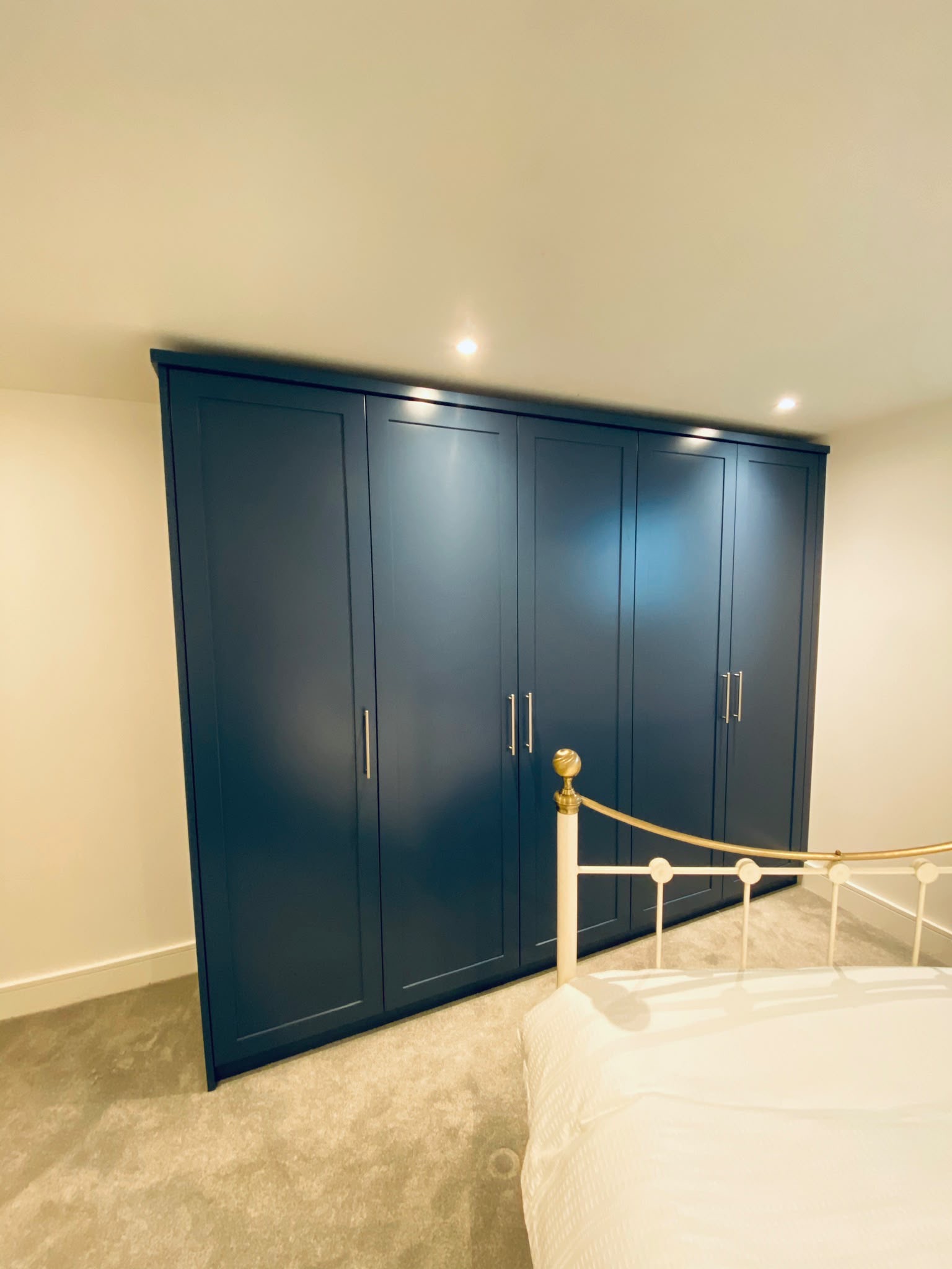 Fitted wardrobes navy fitted